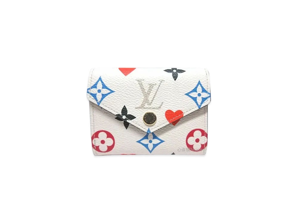 Louis Vuitton Zoe Wallet Monogram Game On "Blanc"