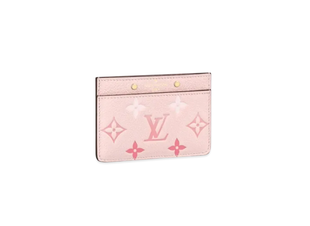 Louis Vuitton Card Holder Monogram Empreinte "Rosebud"