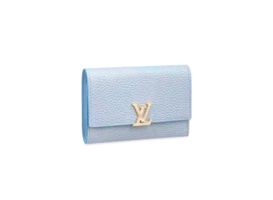 Louis Vuitton Capucines Compact Wallet Taurillon "Lilas"