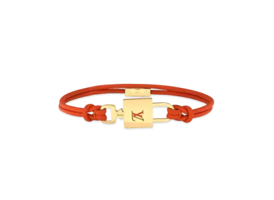 Louis Vuitton LV Padlock Bracelet "Rouge"