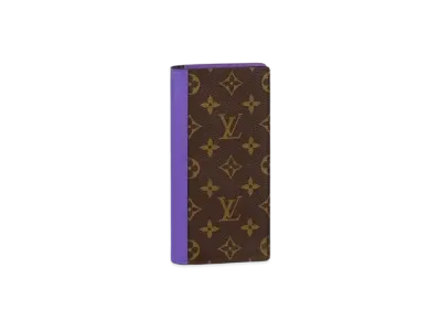 Louis Vuitton Brazza Wallet Monogram Macassar "Purple"