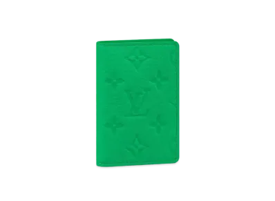 Louis Vuitton Pocket Organizer Monogram Taurillon "Minty Green"