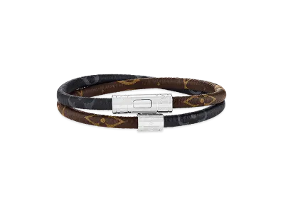Louis Vuitton Keep It Bracelet "Black/Brown"