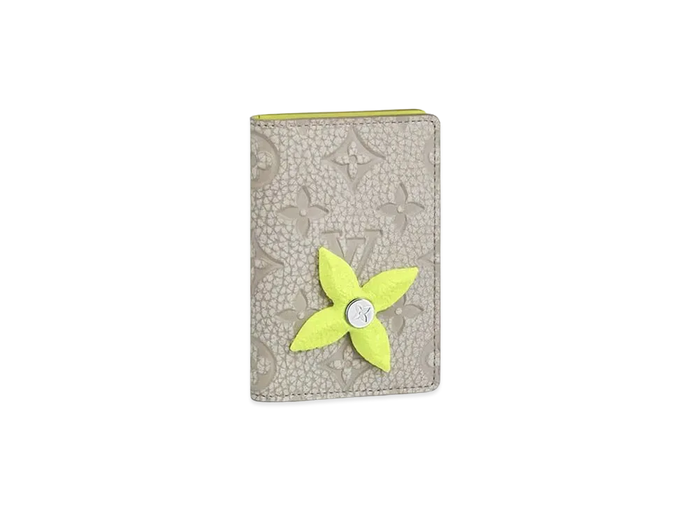 Louis Vuitton Pocket Organizer Taurillon Climbing "Chalk White"