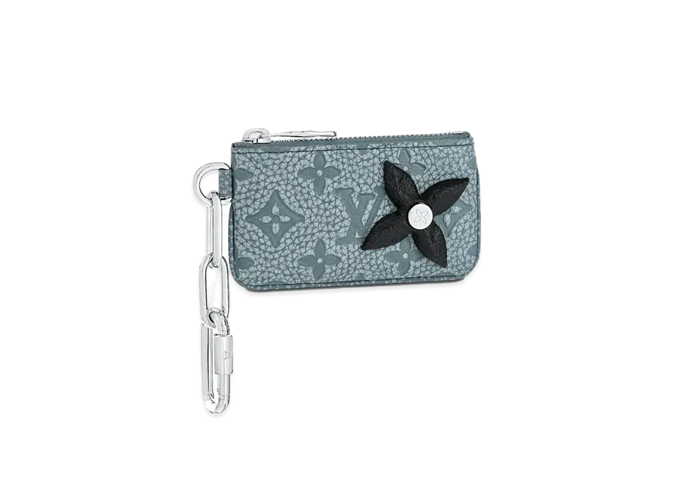 Louis Vuitton Key Pouch Monogram Taurillon "Granite"