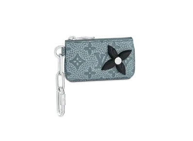 Louis Vuitton Key Pouch Monogram Taurillon "Granite"