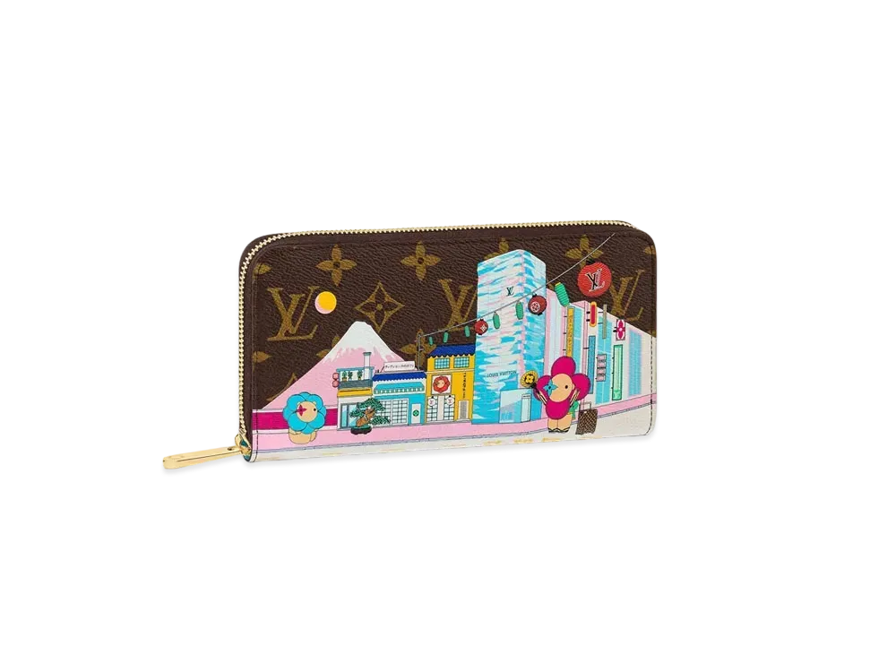 Louis Vuitton Zippy Wallet Vivienne Holiday Monogram "Blue"