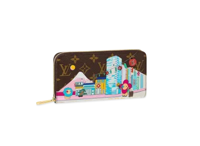 Louis Vuitton Zippy Wallet Vivienne Holiday Monogram "Blue"