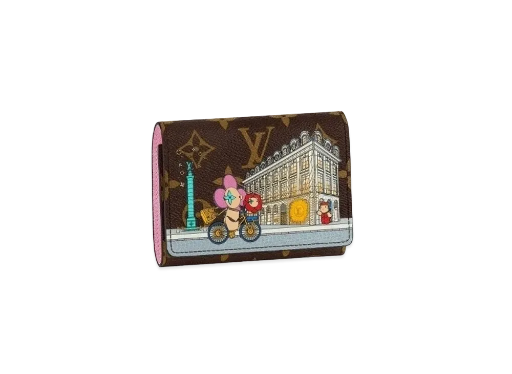 Louis Vuitton Victorine Wallet Vivienne Holiday Monogram "Pink"