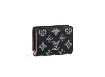 Louis Vuitton Clea Wallet Mahina Flight Mode "Noir"