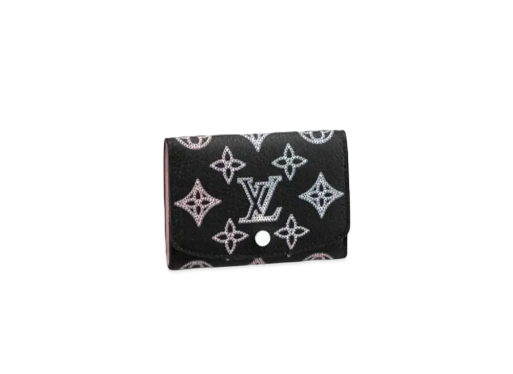 Louis Vuitton Clea Wallet Mahina Flight Mode "Noir"