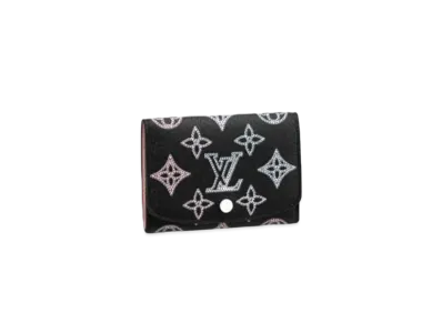 Louis Vuitton Clea Wallet Mahina Flight Mode "Noir"