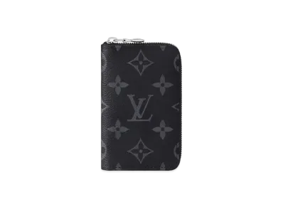 Louis Vuitton Zippy Coin Purse Vertical Monogram Eclipse
