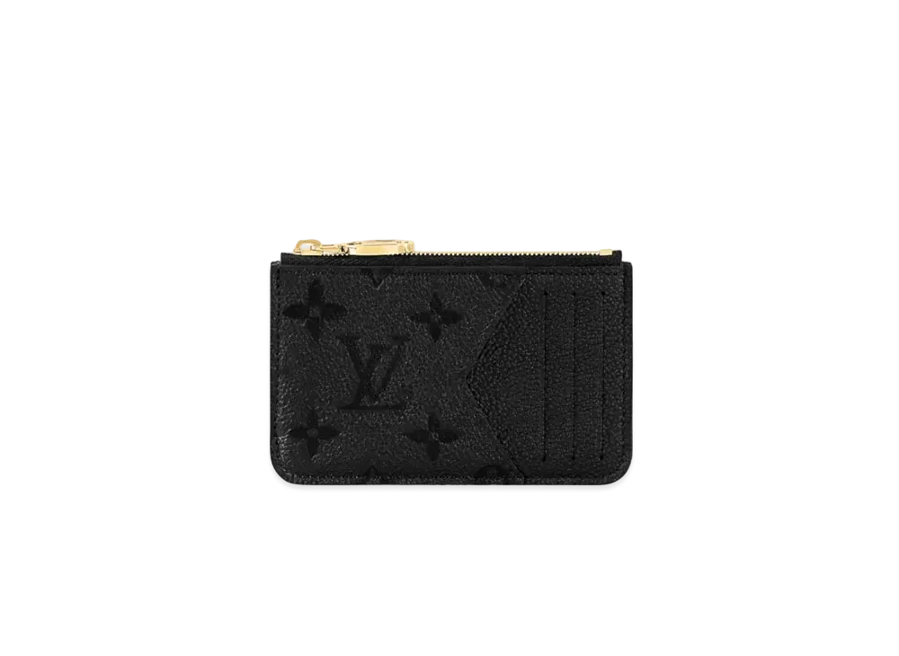 Louis Vuitton Romy Card Holder Monogram Empreinte Leather "Noir"