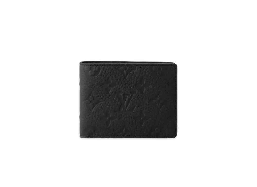 Louis Vuitton Multiple Wallet Monogram Taurillon "Noir"