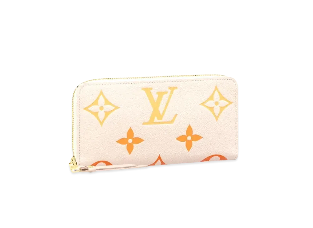 Louis Vuitton Zippy Wallet LV Gradient Monogram Empreinte "Beige"