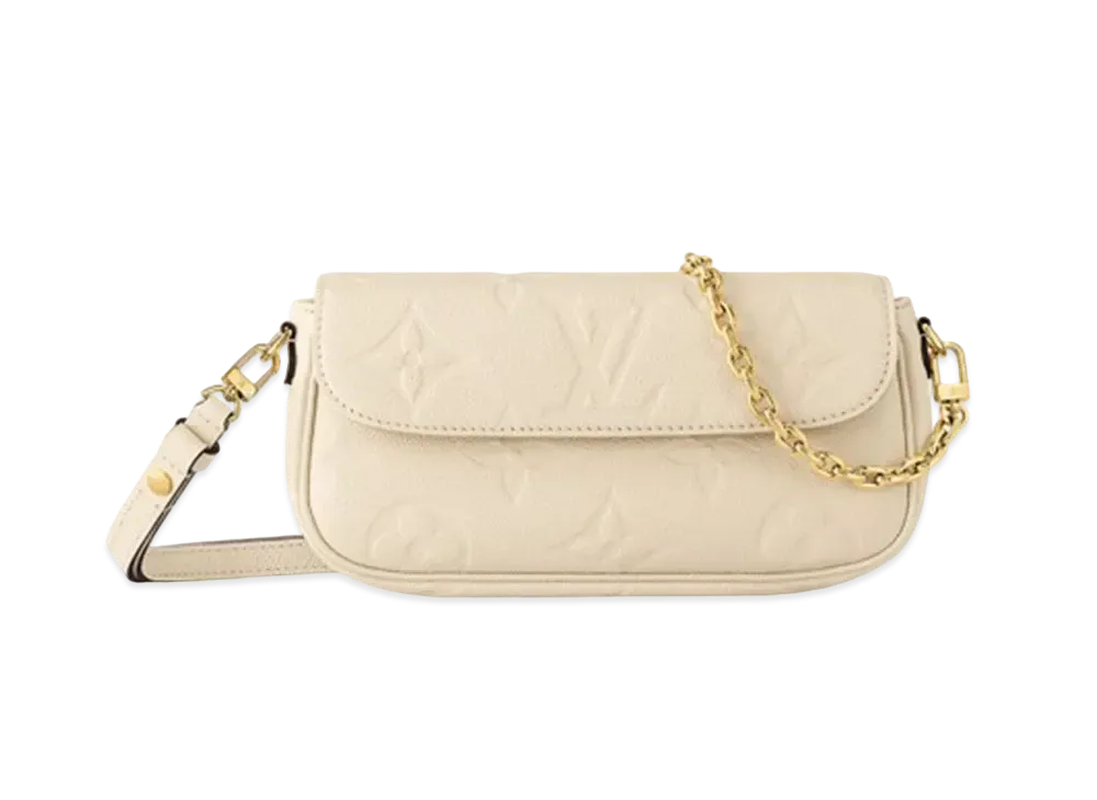 Louis Vuitton Wallet On Chain Ivy Monogram Empreinte "Creme"