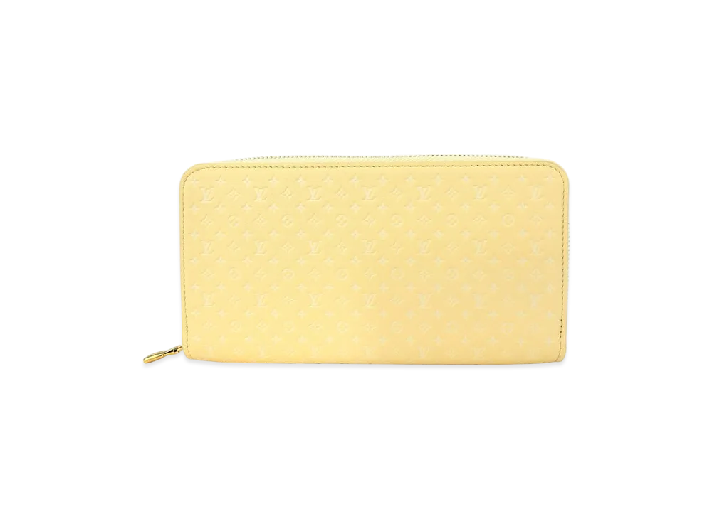 ルイヴィトン ナノ モノグラム ジッピーウォレット "イエロー" M82229
