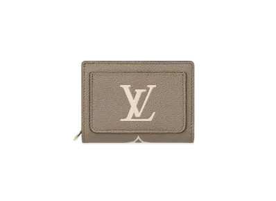 Louis Vuitton Clea Wallet Monogram Empreinte Leather "Turtledove/Creme"