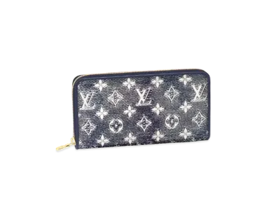 Louis Vuitton Zippy Wallet Monogram Jacquard "Blue"