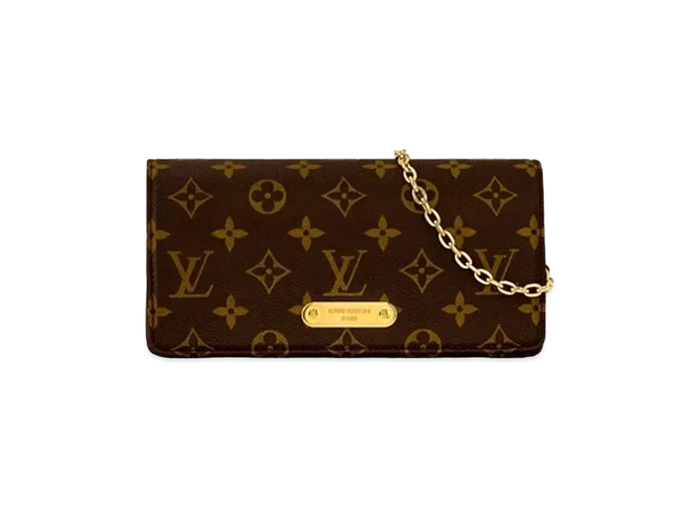 Louis Vuitton Wallet On Chain Lily Monogram