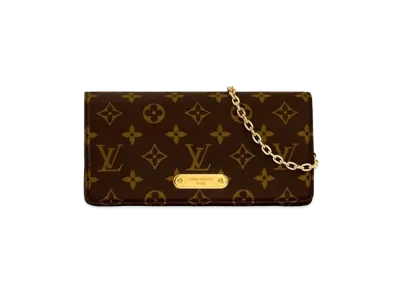 Louis Vuitton Wallet On Chain Lily Monogram