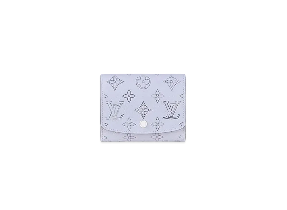 Louis Vuitton Iris Compact Wallet Mahina Leather "Lilas"
