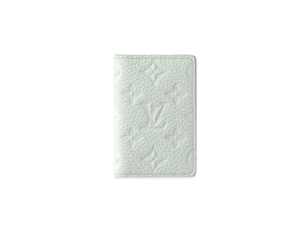 Louis Vuitton Pocket Organizer Monogram Taurillon "Mineral Grey"