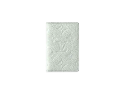 Louis Vuitton Pocket Organizer Monogram Taurillon "Mineral Grey"