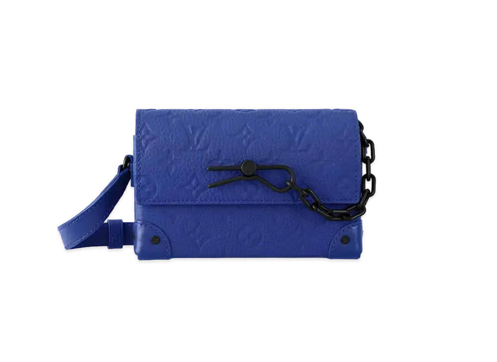 Louis Vuitton Steamer Wearable Wallet Monogram Taurillon Leather "Racing Blue"