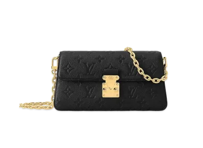 Louis Vuitton Wallet On Chain Metis Monogram Empreinte Leather "Noir"