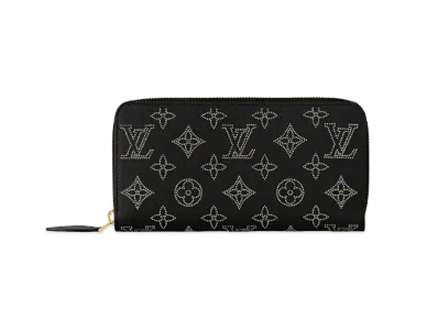 Louis Vuitton Zippy Wallet Monogram Mahina Leather "Noir"