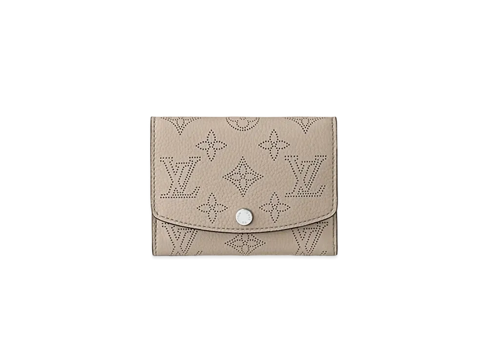 Louis Vuitton Victorine Wallet Mahina Leather "Galet"