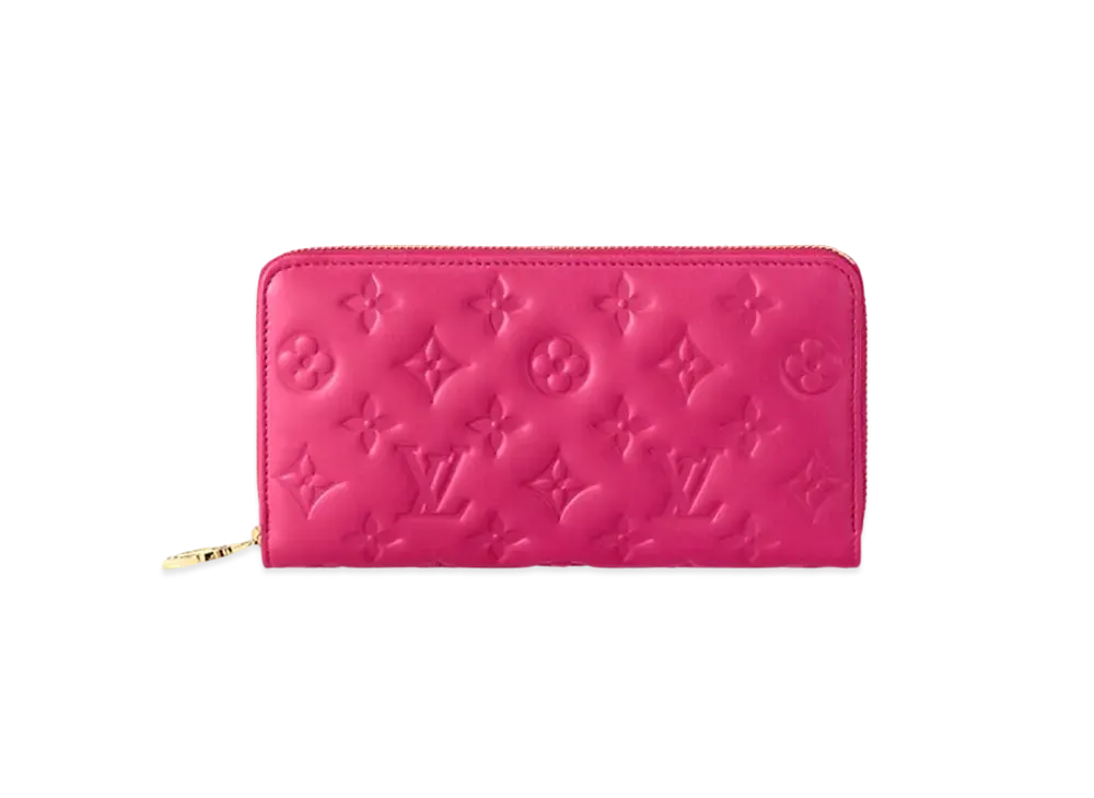 Louis Vuitton Zippy Wallet Monogram Embossed "Bougainvillier"