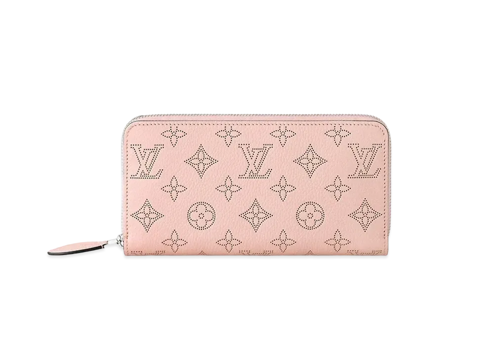 ルイヴィトン ジッピー・ウォレット モノグラム・マヒナ "ローズジャスミン" M82755