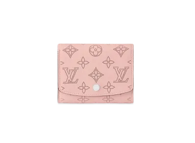 Louis Vuitton Iris Compact Wallet Monogram Mahina "Rose Jasmine"