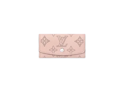 Louis Vuitton 4 Key Holder Mahina Leather "Rose Jasmine"