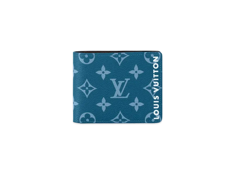 Louis Vuitton Slender Wallet Monogram "Blue Atlantique"