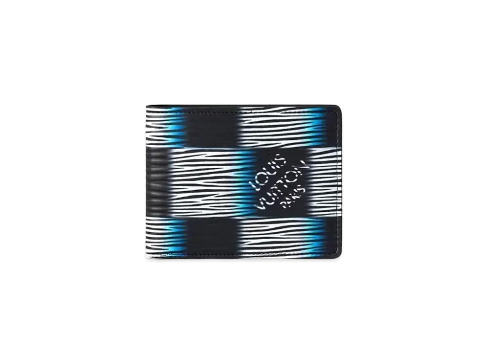 Louis Vuitton Slender Wallet Damier Rush Epi XL Leather "Blue Moon"
