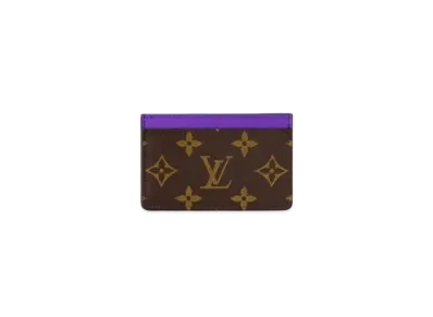 Louis Vuitton Card Holder PM Monogram Macassar "Violet Fonce"