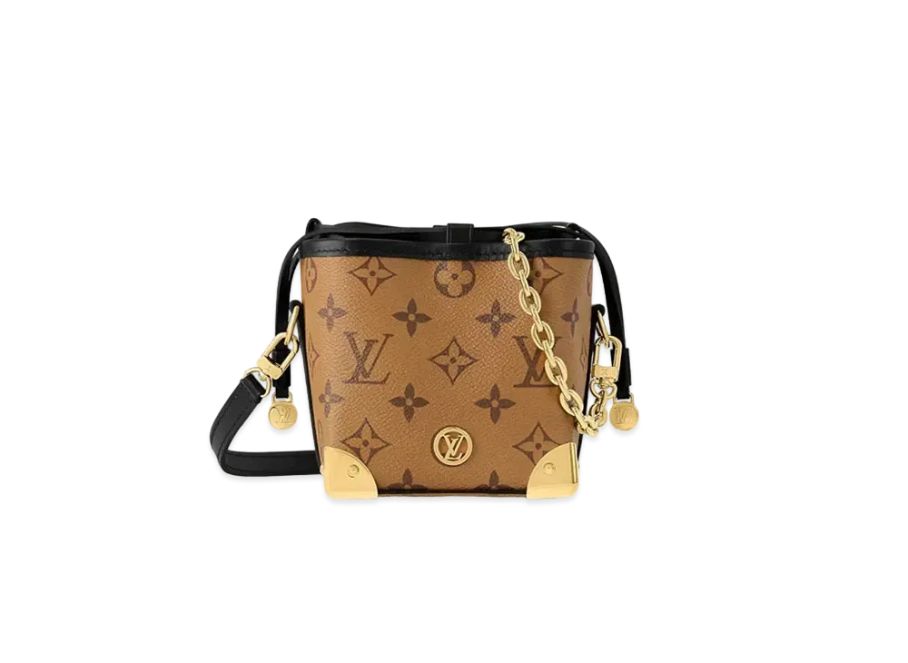 【新品未使用】LV❤︎パース ルイヴィトン ノエ パース・LV チャーム モノグラム・リバースの新品