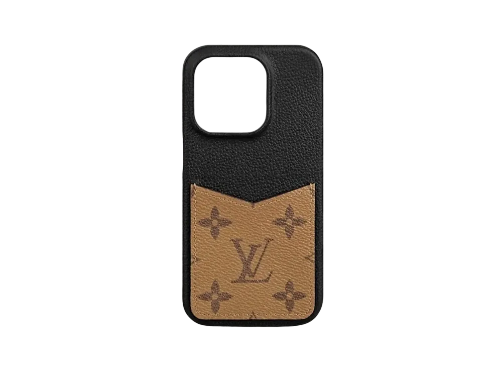 Louis Vuitton Bumper Pallas iphone 15 Pro Monogram Reverse "Noir"