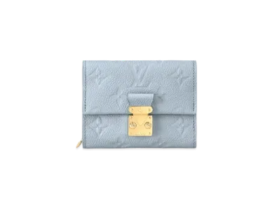 Louis Vuitton Metis Compact Wallet Monogram Empreinte Leather Japan Exclusive "Blue"