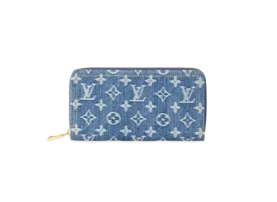 Louis Vuitton Zippy Wallet Monogram Denim "Blue Denim"