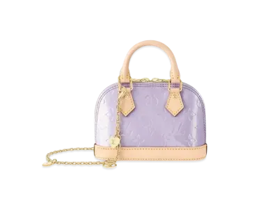 Louis Vuitton Nano Alma Monogram Vernis "Glossy Lilac"