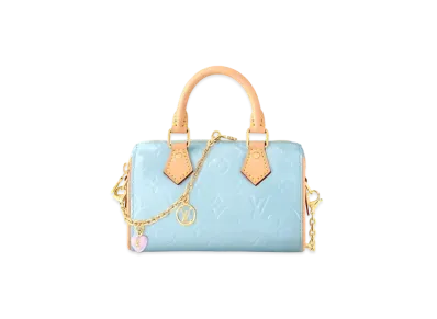 Louis Vuitton Nano Speedy Monogram Vernis "Sky"