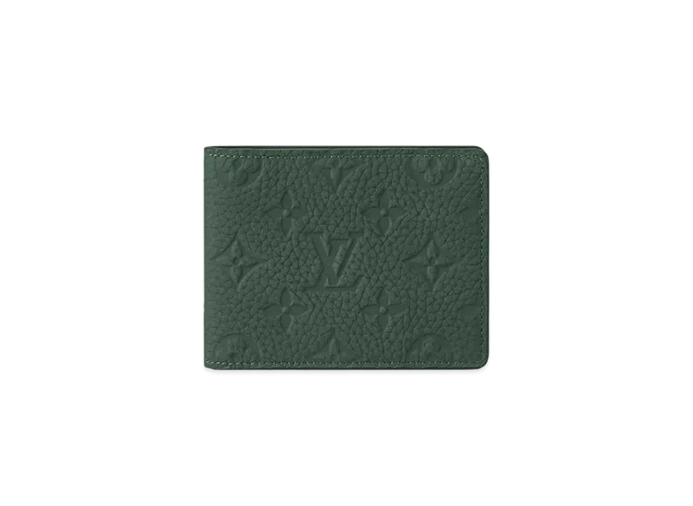 Louis Vuitton Multiple Wallet Monogram Taurillon Leather "Vert Fonce"