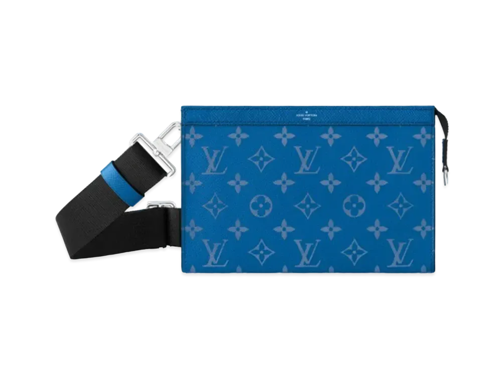 Louis Vuitton Gaston Wearable Wallet Taigarama "Agave Blue"