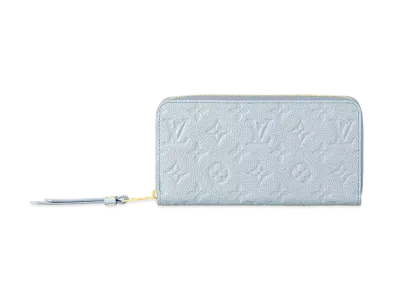 Louis Vuitton Zippy Wallet Monogram Empreinte Leather "Blue"