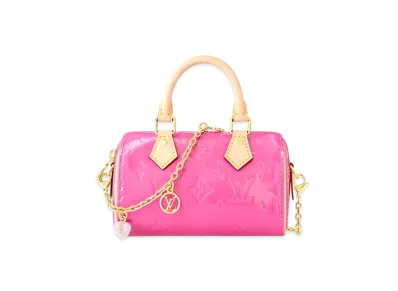 Louis Vuitton Nano Speedy Monogram Vernis "Neon Pink"